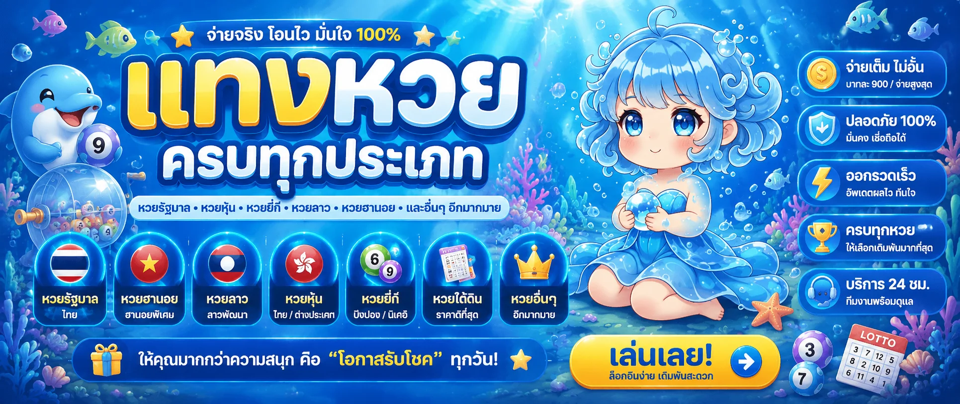 หวยออนไลน์ TIER789 จ่ายบาทละ 900 ครบทุกสำนักหวย